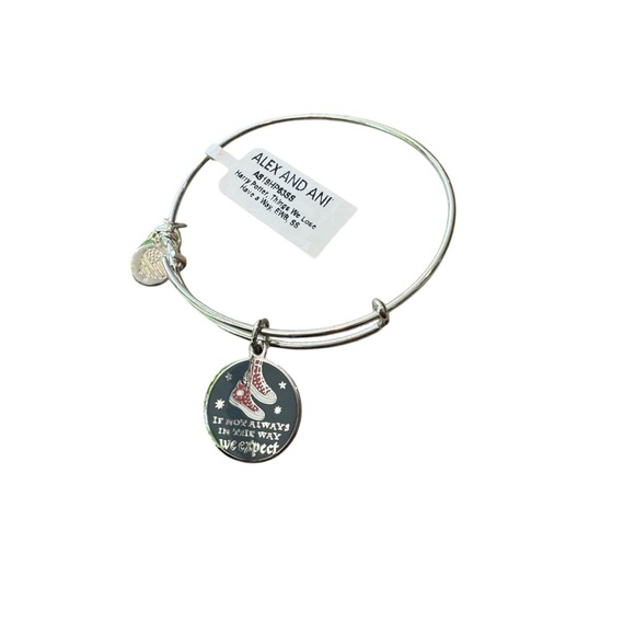 Alex and Ani Silver Charm Bracelet - Picture 3 of 4